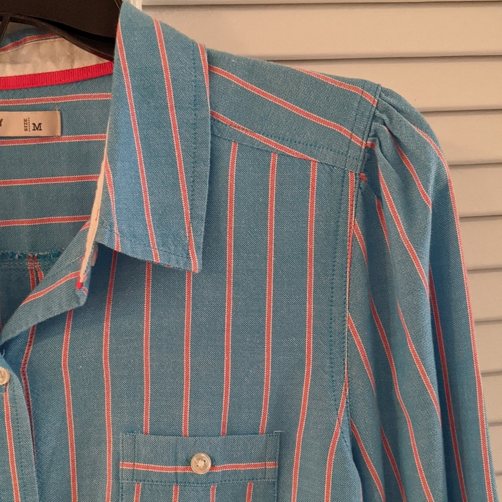 Old Navy Striped Button Down Shirt